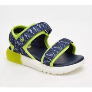 Surprize by Stride Rite Toddler Boys' Navy Blue Light Up Lumos Sandals Size 6